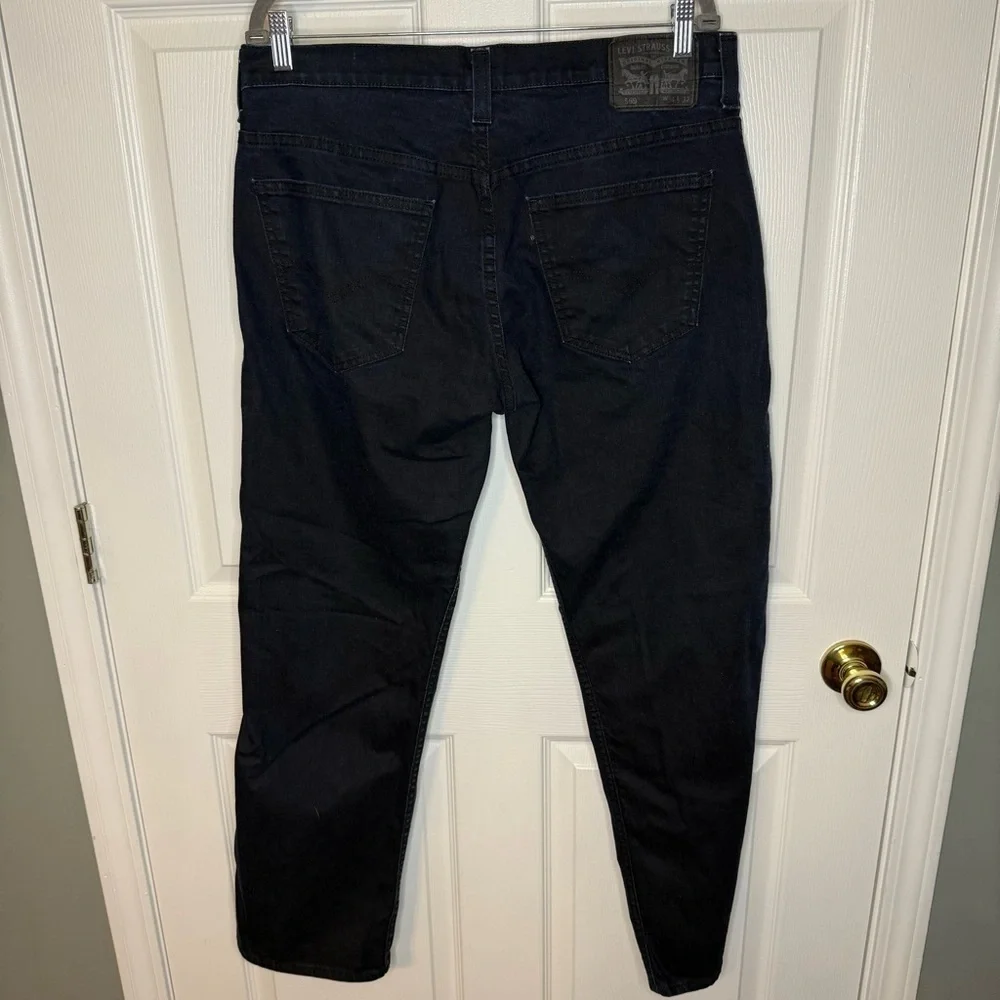 Levi's 569 Dark Blue Loose Straight Fit Jeans Jeans Size 34W 32L GUC